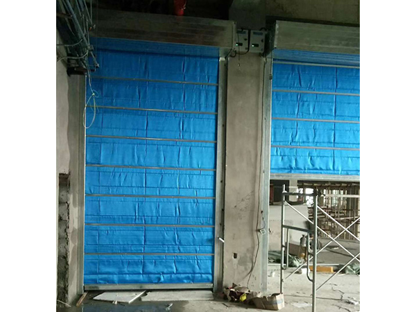 电动无极布防火卷帘门