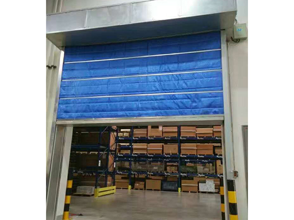 电动无极布防火卷帘门