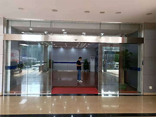 电动玻璃感应门