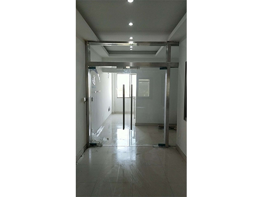 电动玻璃感应门